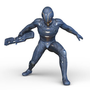 Robot / 3d Cg işleme bir robot.