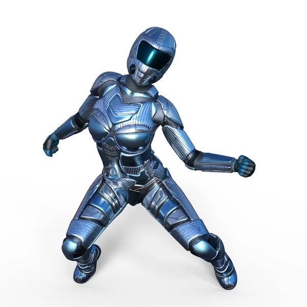 Female Robot Rendering Female Robot — Stock Photo, Image