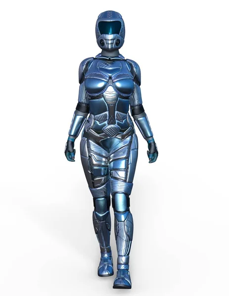 Female Robot Rendering Female Robot — Stock Photo, Image