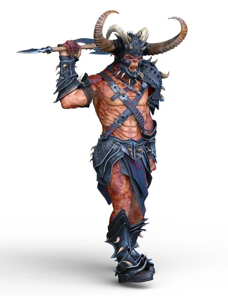 Zumbi Viking Renderização Zumbi Viking — Fotografia de Stock