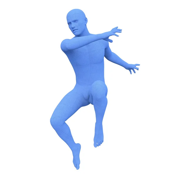 Male Body Rendering Male Body — Stock Photo, Image