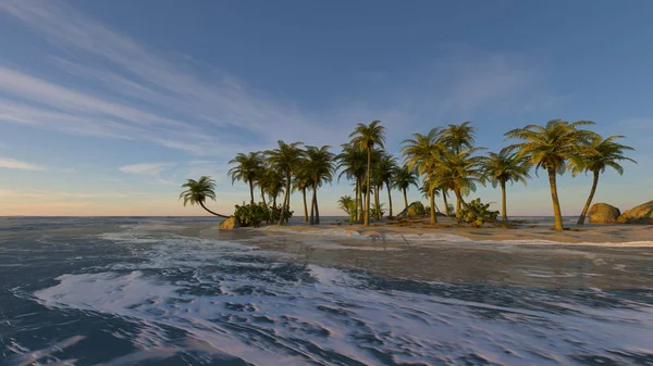 Island / 3d Cg işleme adanın. 