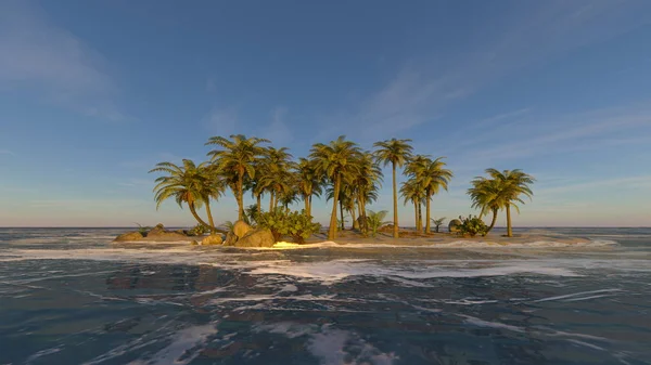 Island / 3d Cg işleme adanın. 