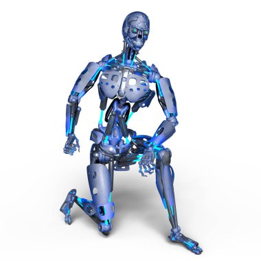 Robot / 3d Cg işleme bir robot.