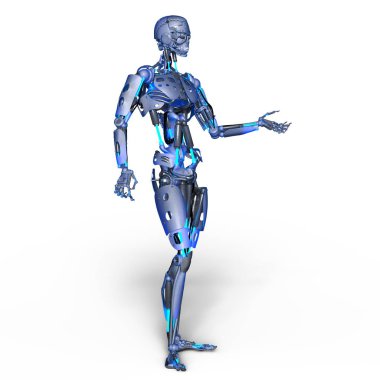 Robot / 3d Cg işleme bir robot.