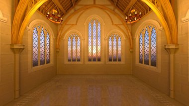 Grand hall / 3d Cg işleme grand salon.