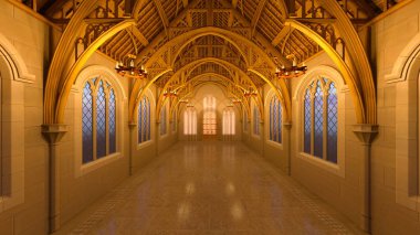 Grand hall / 3d Cg işleme grand salon.