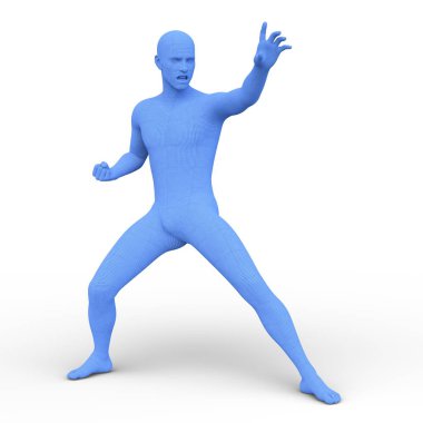 Erkek vücut / 3d Cg işleme bir erkek vücudunun.