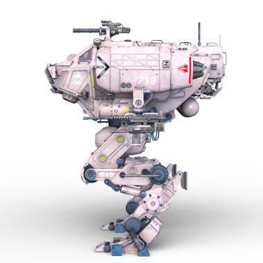 Savaş robotu / 3d Cg işleme bir savaş robot.