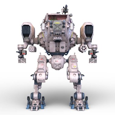 Savaş robotu / 3d Cg işleme bir savaş robot.
