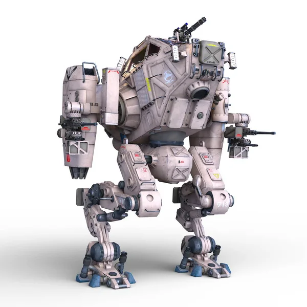 Battle Robot Rendering Battle Robot — Stock Photo, Image