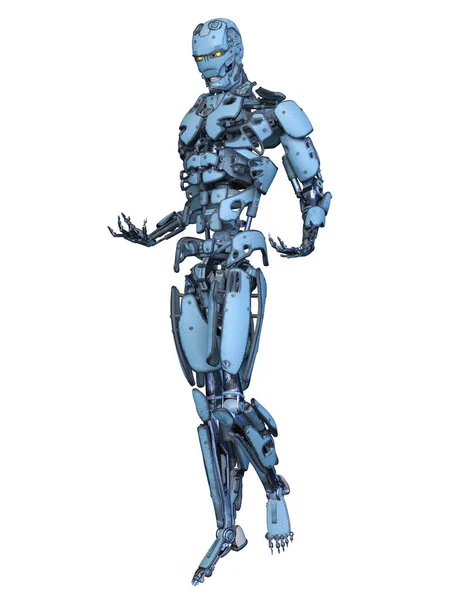 Rendering Robot Robot — Foto Stock