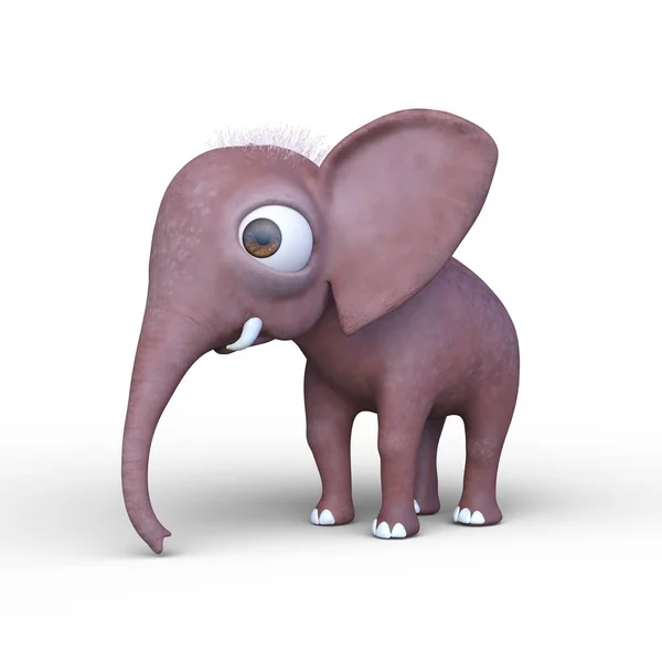 Gajah Rendering Gajah — Stok Foto