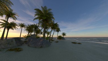 Island / 3d Cg işleme adanın.