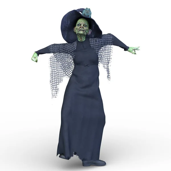 Witch Rendering Witch — Stock Photo, Image