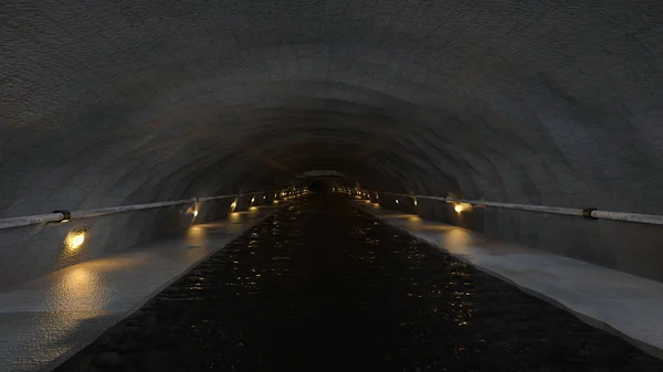 Underpass Renderizado Del Underpass — Foto de Stock