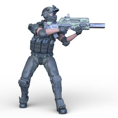 asker / 3d Cg işleme asker