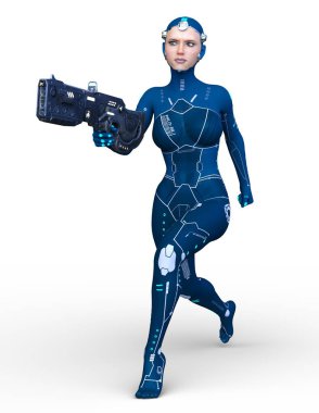 Cyborg bayanlar tam yapma en son teknolojiyi kullanmak