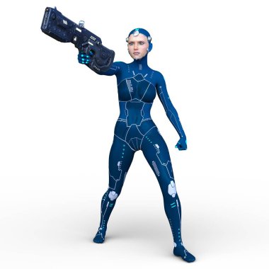 Cyborg bayanlar tam yapma en son teknolojiyi kullanmak