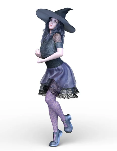 Foto: Na fantasia de bruxa no Halloween, o cabelo pode aparecer solto  debaixo do chapéu - Purepeople