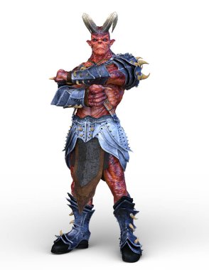 Silahlı canavar 3D cg render
