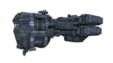 Uzay gemisi 3d cg render