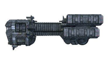 Uzay gemisi 3d cg render
