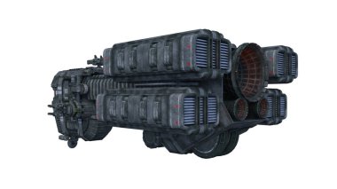 Uzay gemisi 3d cg render