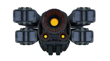 Uzay gemisi 3d cg render