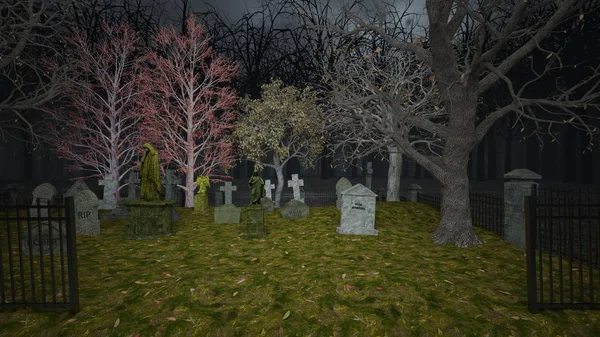 Rendering Grave — Stock Photo, Image