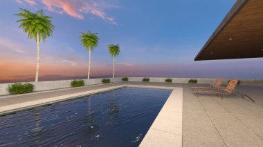 3D cg işleme ikamet 