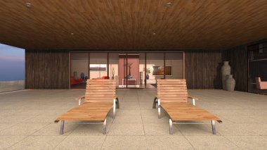 3D cg işleme ikamet 