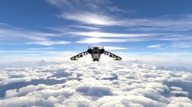 Uzay gemisi 3d cg render