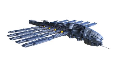 Uzay gemisi 3d cg render