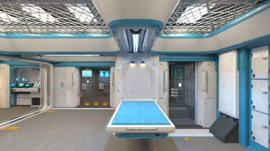 3D cg işleme aislepassages Bina Modern futuristik binada olabilir