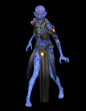 3D cg işleme şeytani Dancer