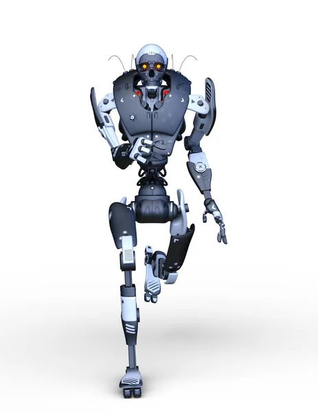Humanoid Robot Made Full Use Technology — Stock Photo, Image