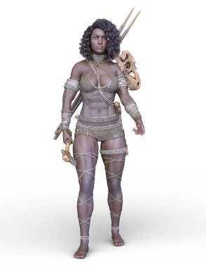 Seksi etnik erkek 3D cg render