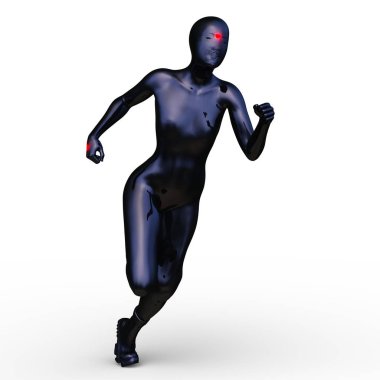 siyah kadın giyinmiş