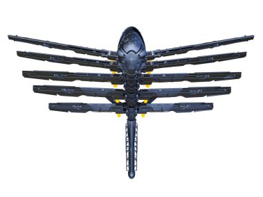 Uzay gemisi 3d cg render