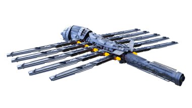 Uzay gemisi 3d cg render