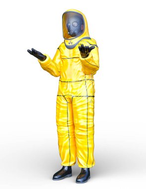 spaceman 3D cg render