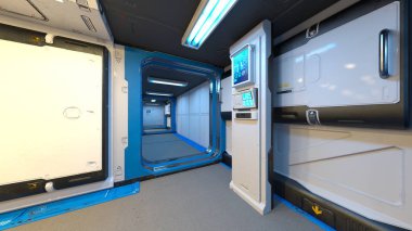 3D cg işleme Modern bina NEF