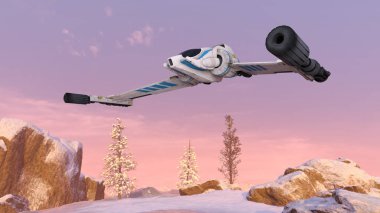 3D cg işleme avcı uçağı