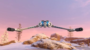 3D cg işleme avcı uçağı