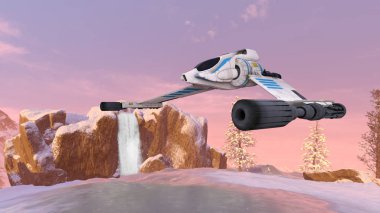 3D cg işleme avcı uçağı