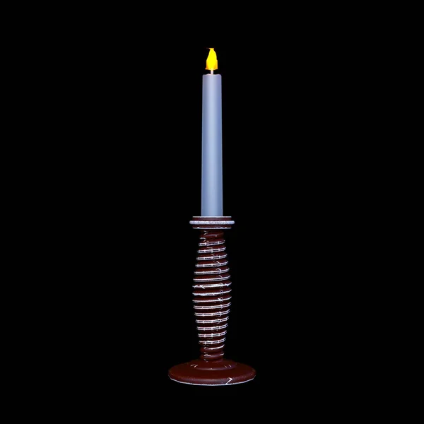 Vykreslování Svíčky — Stock fotografie