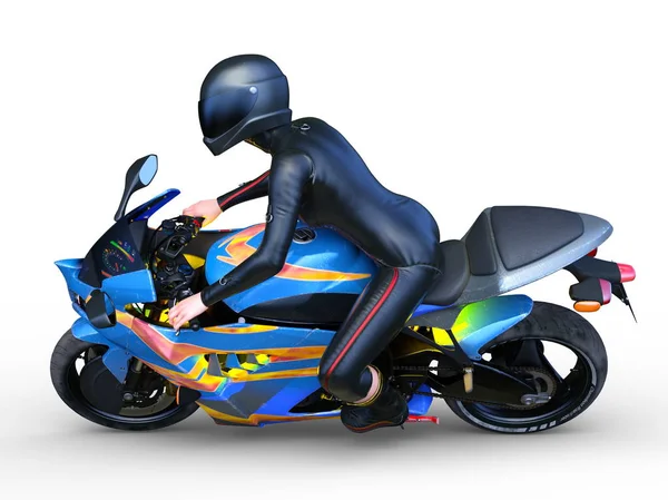 Rendering Motorbike — Stock Photo, Image