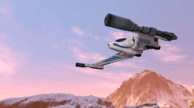3D cg işleme avcı uçağı