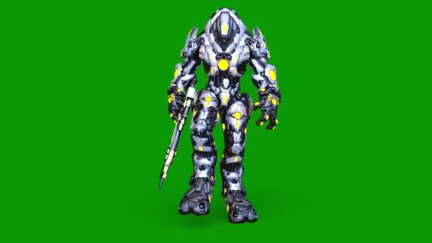 rendu 3D CG de l'humanoïde 